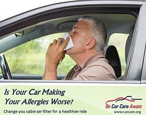 Can Your Car Make Your Allergies Worse?
