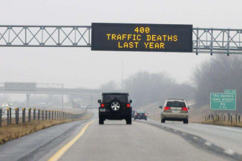 Highway Death Toll Messages Cause More Crashes