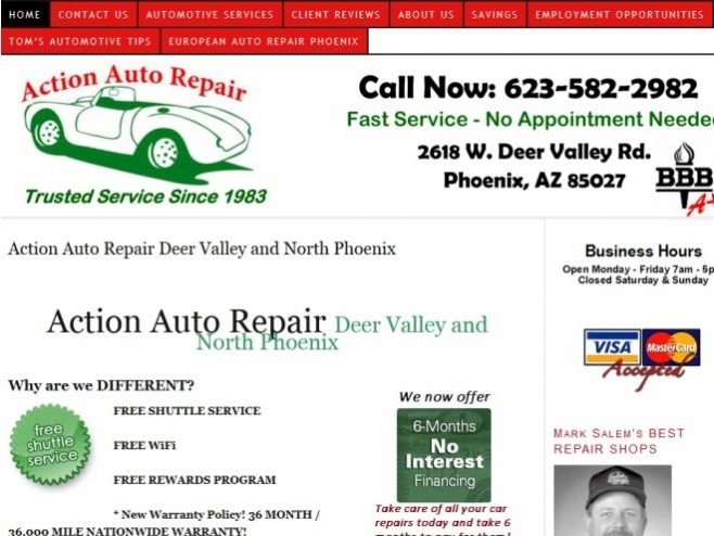 Automobile Muffler Repair Shop Phoenix AZ 85027 | Muffler Service Car Repair 85027